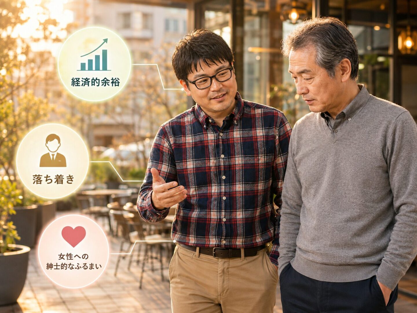 40代・50代男性がパパ活で強みになるポイントを解説する画像
