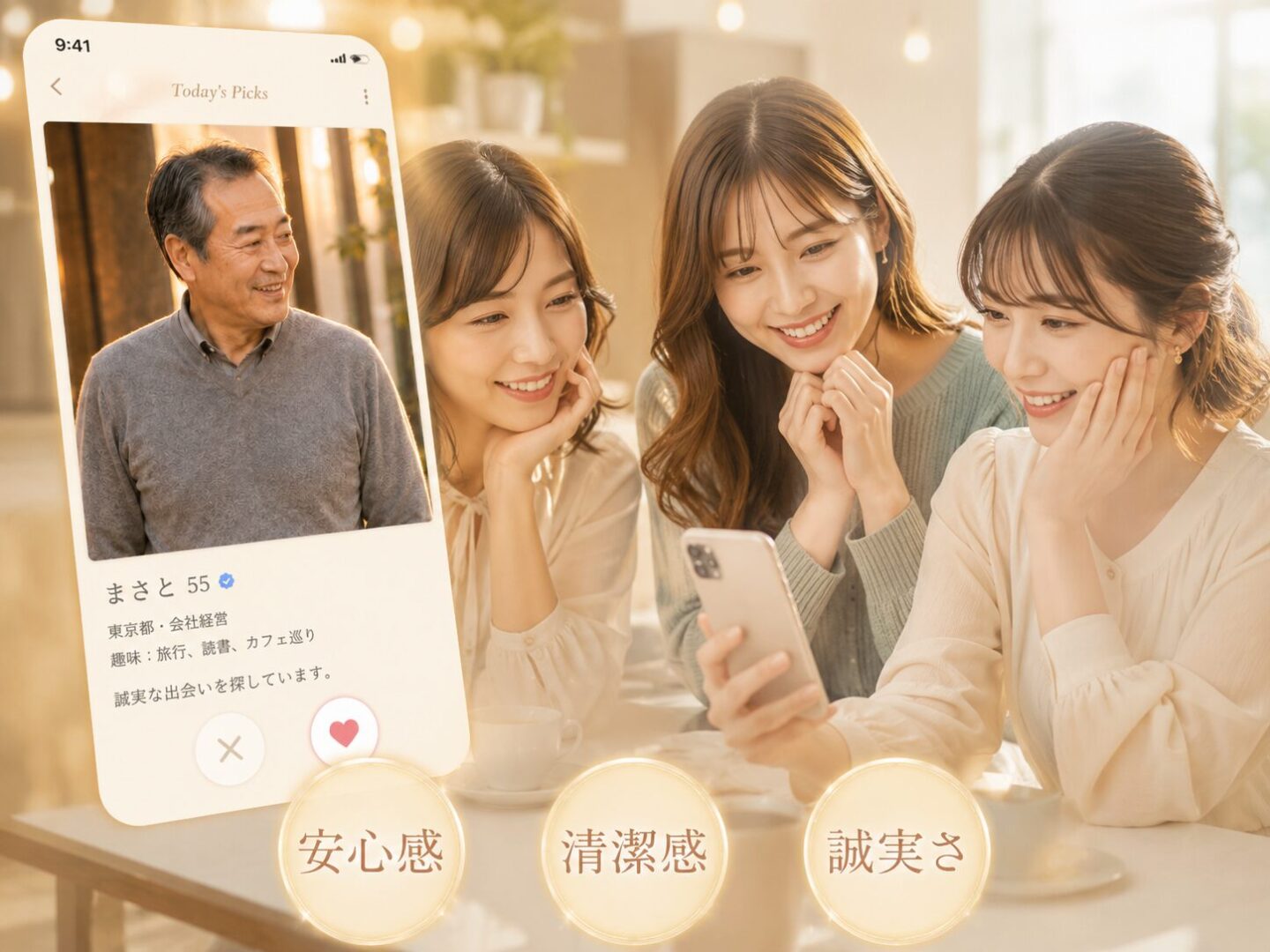 40代・50代男性がパパ活で選ばれるコツを解説する画像