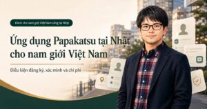 Ứng dụng Papakatsu tại Nhật cho nam giới Việt Nam｜Điều kiện đăng ký, xác minh và chi phí